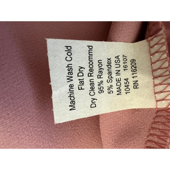 * New ~ VELVET TORCH  ~ Light Pink PUFF Sleeve Midi Dress Size XS - Picture 4 of 4